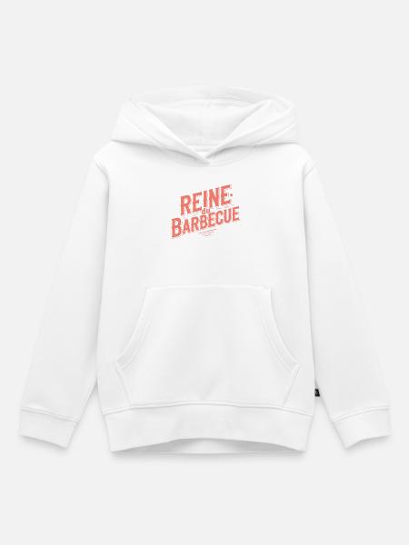Königin des Grills - Kinder Premium Organic Hoodie - Weiß