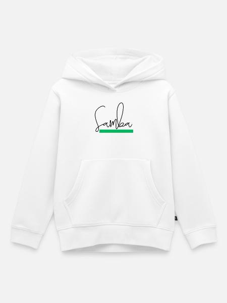 Capoeira Samba - Kinder Premium Organic Hoodie - Weiß