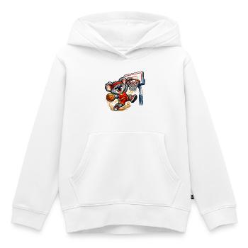 Süßer Koala mit Slam Dunk - Kinder Premium Organic Hoodie - Weiß - Vorne - AI Model Kid Female (0cm)