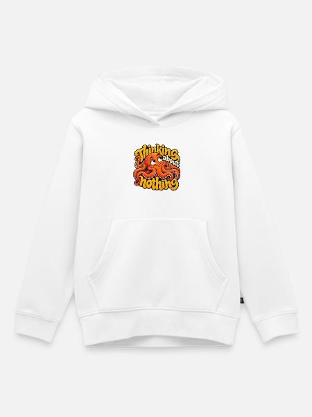 KRAKE - Kinder Premium Organic Hoodie - Weiß