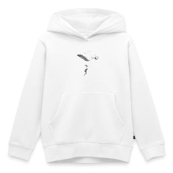 Fallschirmspringer - Kinder Premium Organic Hoodie - Weiß - Vorne - AI Model Kid Female (0cm)