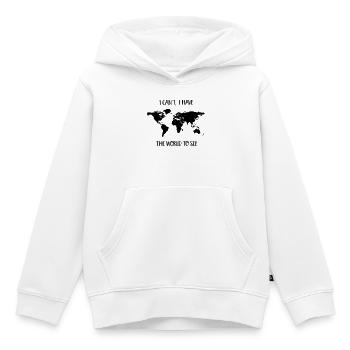 Reisen - Kinder Premium Organic Hoodie - Weiß - Vorne - AI Model Kid Female (0cm)
