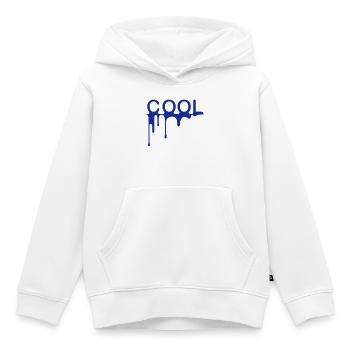 Cool - Sweat Premium à capuche enfant bio - blanc - Devant - AI Model Kid Female (0cm)
