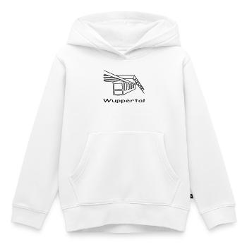 schwebebahn wuppertal - Kinder Premium Organic Hoodie - Weiß - Vorne - AI Model Kid Female (0cm)