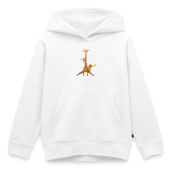 Spaß Zoo - Kinder Premium Organic Hoodie - Weiß - Vorne - AI Model Kid Female (0cm)