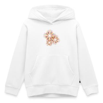 Linie - Kinder Premium Organic Hoodie - Weiß - Vorne - AI Model Kid Female (0cm)