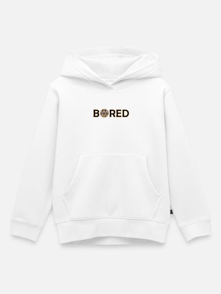 ennuyé - Sweat Premium à capuche enfant bio - blanc