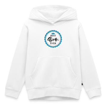 Brothers - Kids Premium Organic Hoodie - white - Front - AI Model Kid Female (0cm)