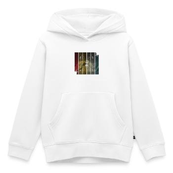 ski - Kids Premium Organic Hoodie - white - Front - AI Model Kid Female (0cm)