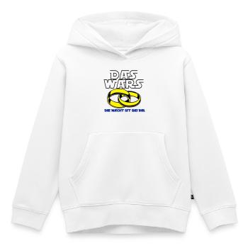Junggesellenabschied , JGA das wars die Mach(25) - Kinder Premium Organic Hoodie - Weiß - Vorne - AI Model Kid Female (0cm)