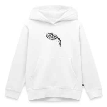 Laute - Kinder Premium Organic Hoodie - Weiß - Vorne - AI Model Kid Female (0cm)