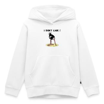 Den Kopf in den Sand - Kinder Premium Organic Hoodie - Weiß - Vorne - AI Model Kid Female (0cm)
