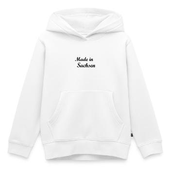 Sachsen - Kinder Premium Organic Hoodie - Weiß - Vorne - AI Model Kid Female (0cm)