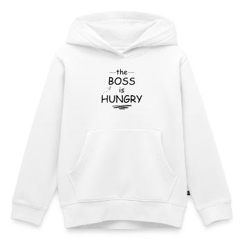 Baby hat Hunger - Kinder Premium Organic Hoodie - Weiß - Vorne - AI Model Kid Female (0cm)
