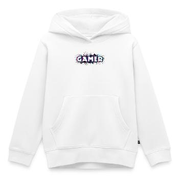 Gamer Gambler Cool Video Games Game Console Nerd - Kids Premium Organic Hoodie - white - Front - AI Model Kid Female (0cm)