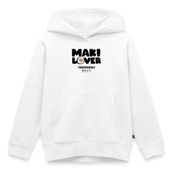 Maki Lover - Japan Geschenk Asiatische Küche Sushi - Kinder Premium Organic Hoodie - Weiß - Vorne - AI Model Kid Female (0cm)