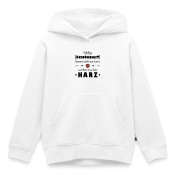 Harz - Kinder Premium Organic Hoodie - Weiß - Vorne - AI Model Kid Female (0cm)