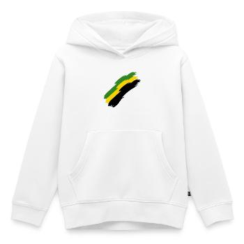 Jamaïque - Sweat Premium à capuche enfant bio - blanc - Devant - AI Model Kid Female (0cm)