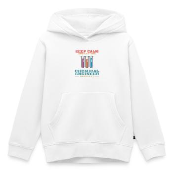 Funny Chemical Engineering Quote for Chemical Engi - Kids Premium Organic Hoodie - white - Front - AI Model Kid Female (0cm)