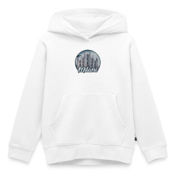Milano Duomo Skyline - Kinder Premium Organic Hoodie - Weiß - Vorne - AI Model Kid Female (0cm)