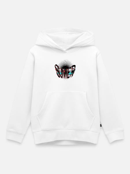 Sonne und Sommer Sonnenbrille - Kinder Premium Organic Hoodie - Weiß