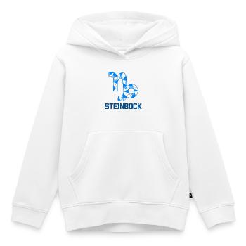 Steinbock Sternbild Tierkreiszeichen Esoterik - Kinder Premium Organic Hoodie - Weiß - Vorne - AI Model Kid Female (0cm)