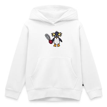 Antarctica Cool Penguin Bird Animal - Kids Premium Organic Hoodie - white - Front - AI Model Kid Female (0cm)