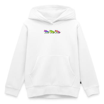 Galopp Pferdenarr Pferde Pferdeliebe Islandpferde - Kinder Premium Organic Hoodie - Weiß - Vorne - AI Model Kid Female (0cm)