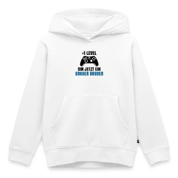 Schwangerschaft Schwanger Babybauch Statement - Kinder Premium Organic Hoodie - Weiß - Vorne - AI Model Kid Female (0cm)