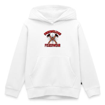 Feuerwehr Lebensretter Statement Löscharbeit - Kinder Premium Organic Hoodie - Weiß - Vorne - AI Model Kid Female (0cm)