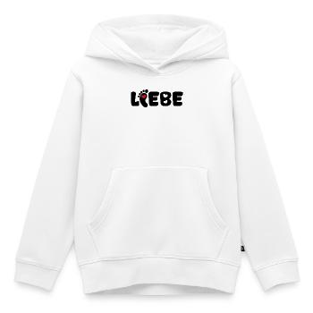 Mother Heart Saying Baby Feet Pregnant Baby Bump - Kids Premium Organic Hoodie - white - Front - AI Model Kid Female (0cm)