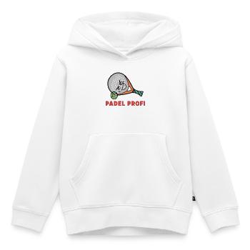 Padelspiel Racket Ball Statement Freizeit Padel - Kinder Premium Organic Hoodie - Weiß - Vorne - AI Model Kid Female (0cm)