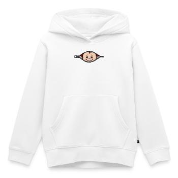 Baby Schwangerschaft Schwanger Babybauch Mutter - Kinder Premium Organic Hoodie - Weiß - Vorne - AI Model Kid Female (0cm)