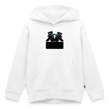 Bräutigam Hunde - Kinder Premium Organic Hoodie - Weiß - Vorne - AI Model Kid Female (0cm)