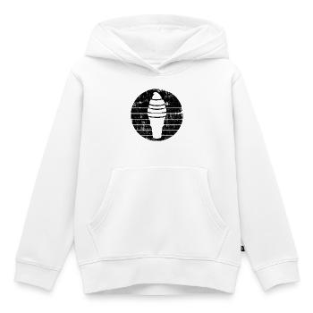 Eistüte - Kinder Premium Organic Hoodie - Weiß - Vorne - AI Model Kid Female (0cm)