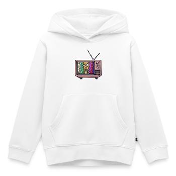 Films, Acteurs, Soirée cinéma, Cinéma, Cineaste Cinema - Sweat Premium à capuche enfant bio - blanc - Devant - AI Model Kid Female (0cm)