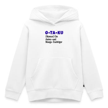 Anime Manga Statement Comic Otaku Zeichentrick - Kinder Premium Organic Hoodie - Weiß - Vorne - AI Model Kid Female (0cm)