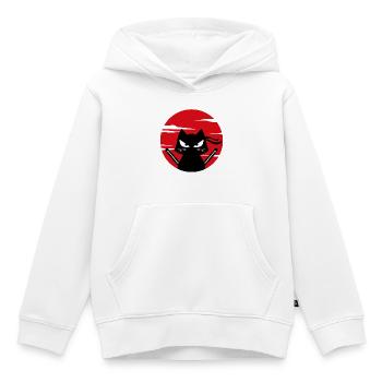 Katze Mangastyle Anime Manga Japanisch Animation - Kinder Premium Organic Hoodie - Weiß - Vorne - AI Model Kid Female (0cm)