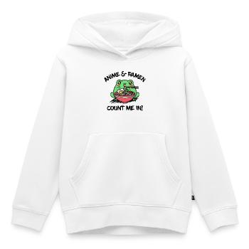 Manga Zeichentrick Anime Ramen Trickfilm Statement - Kinder Premium Organic Hoodie - Weiß - Vorne - AI Model Kid Female (0cm)