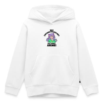 Anime Statement Zeichentrick Animation Comic Manga - Kinder Premium Organic Hoodie - Weiß - Vorne - AI Model Kid Female (0cm)