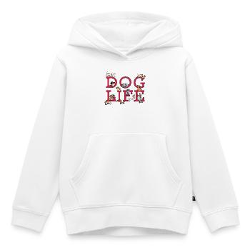 Hund Statement Haustiere Kuscheltier Welpe - Kinder Premium Organic Hoodie - Weiß - Vorne - AI Model Kid Female (0cm)