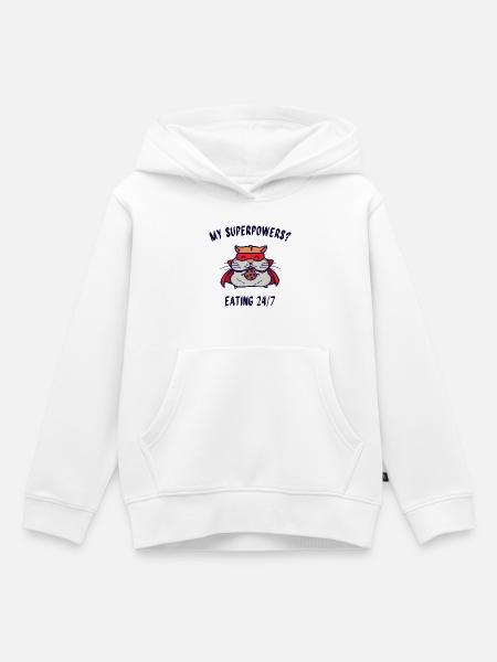 Haustiere Hamster Statement Lieblingstier Tiere - Kinder Premium Organic Hoodie - Weiß