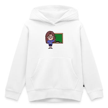 Salaried Job Teacher Career Profession Work - Kids Premium Organic Hoodie - white - Front - AI Model Kid Female (0cm)