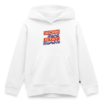 Arbeitskollege Statement Job Erfolg Karriere - Kinder Premium Organic Hoodie - Weiß - Vorne - AI Model Kid Female (0cm)