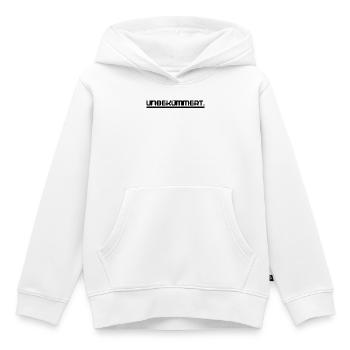 Je ne me soucie pas de la déclaration indifférente - Sweat Premium à capuche enfant bio - blanc - Devant - AI Model Kid Female (0cm)