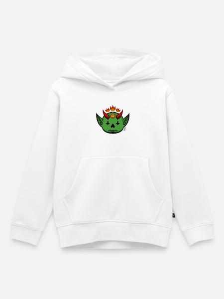 Lumpendämon! - Kinder Premium Organic Hoodie - Weiß