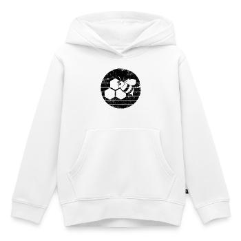 Honigbiene - Kinder Premium Organic Hoodie - Weiß - Vorne - AI Model Kid Female (0cm)