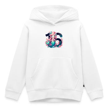 16 Jahre Meerjungfrau süß Geburtstag Geschenk - Kinder Premium Organic Hoodie - Weiß - Vorne - AI Model Kid Female (0cm)