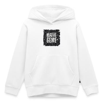 Mathe-Genie Mathematik Genie Mathe Geschenk - Kinder Premium Organic Hoodie - Weiß - Vorne - AI Model Kid Female (0cm)