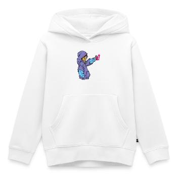 Graffiti Spraydose Kunst Strassenkunst Sprayer - Kinder Premium Organic Hoodie - Weiß - Vorne - AI Model Kid Female (0cm)